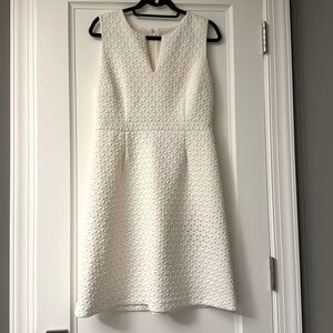 JCrew Classic Cream Fit and Flare Dress - Size 10